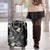 Polynesia Tribal Luggage Cover Tentacles Plumeria