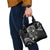 Polynesia Tribal Shoulder Handbag Tentacles Plumeria