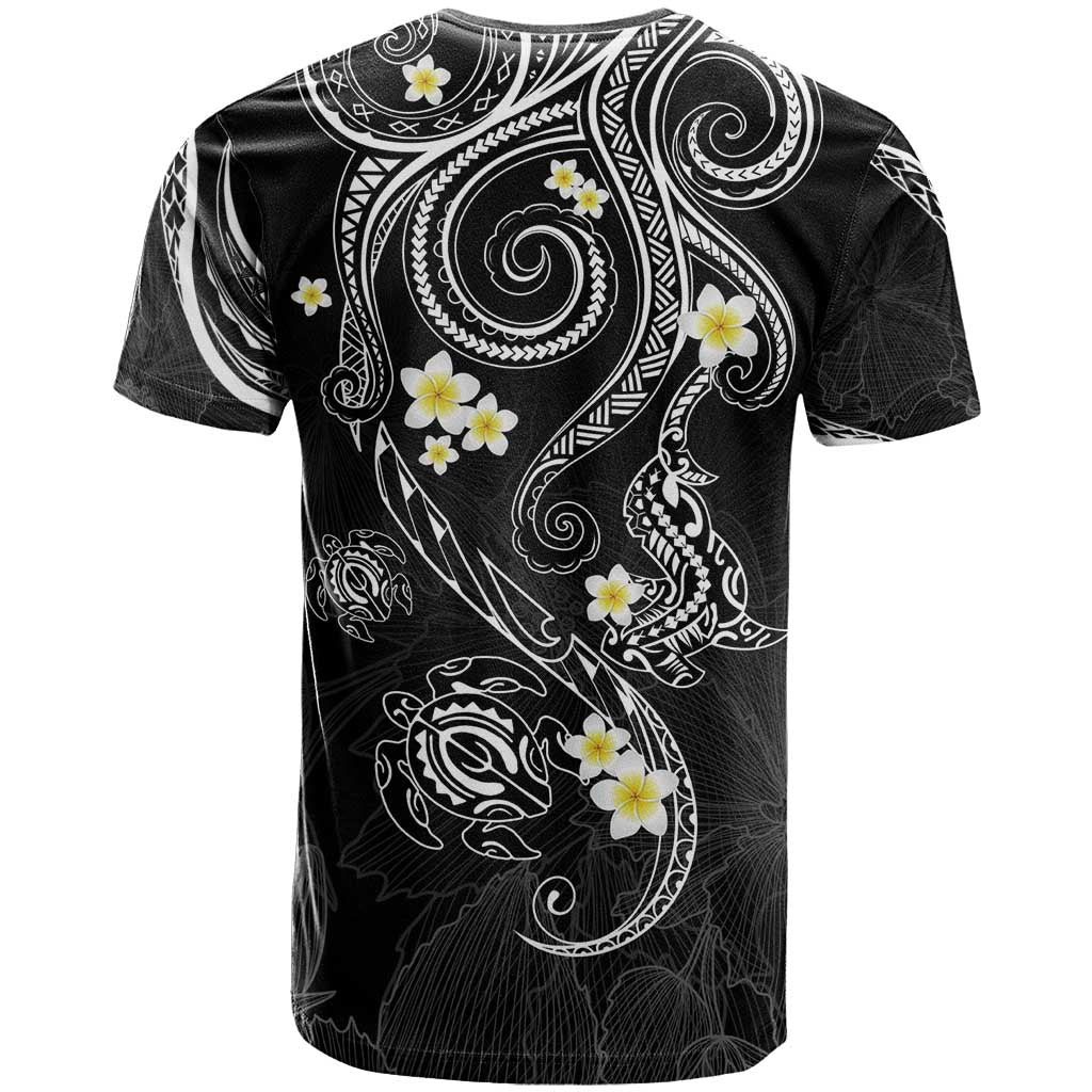 Polynesia Tribal T Shirt Tentacles Plumeria