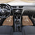 Polynesia Tribal Car Mats Mocha Plumeria Tentacles