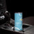 Polynesia Tribal Skinny Tumbler Turquoise Plumeria Tentacles