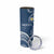 Polynesia Tribal Skinny Tumbler Deep Blue Plumeria Tentacles