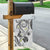 Polynesia Tribal Garden Flag White Plumeria Tentacles