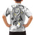 Polynesia Tribal Hawaiian Shirt White Plumeria Tentacles
