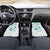 Polynesia Tribal Car Mats Teal Plumeria Tentacles