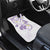 Polynesia Tribal Car Mats Lilac Plumeria Tentacles