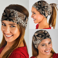 Bula Fiji Plumeria Tagimoucia Salusalu Mocha Neck Gaiter Kaiviti Masi - Polynesian Pride