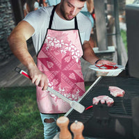 Bula Fiji Plumeria Tagimoucia Salusalu Pink Apron Kaiviti Masi - Polynesian Pride