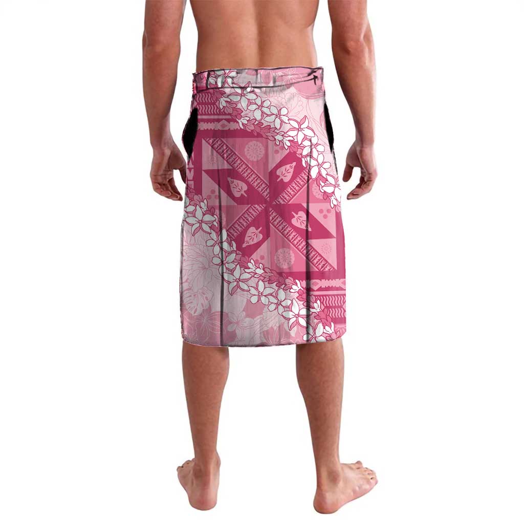 Bula Fiji Plumeria Tagimoucia Salusalu Pink Lavalava Kaiviti Masi - Polynesian Pride