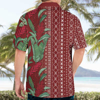 Women's Day Samoa Malu Tattoo Inspired Mix Teuila Hawaiian Shirt Scarlet