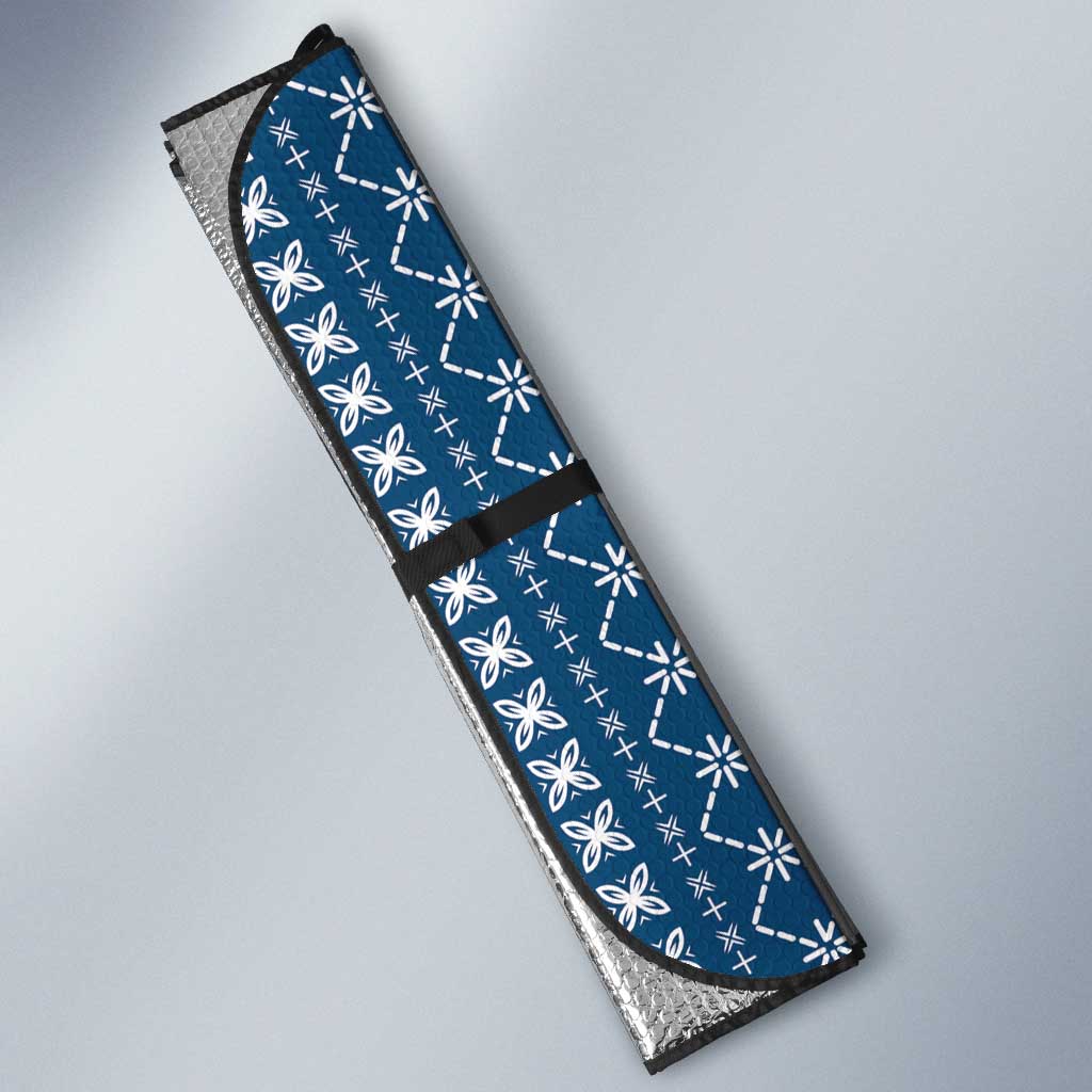 Women's Day Samoa Malu Tattoo Inspired Mix Teuila Auto Sun Shade Royal Blue