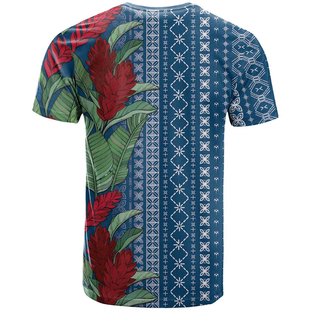 Women's Day Samoa Malu Tattoo Inspired Mix Teuila T Shirt Royal Blue