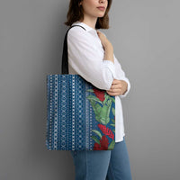 Women's Day Samoa Malu Tattoo Inspired Mix Teuila Tote Bag Royal Blue