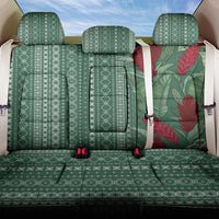 Women's Day Samoa Malu Tattoo Inspired Mix Teuila Back Car Seat Cover Sage Green