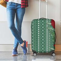 Women's Day Samoa Malu Tattoo Inspired Mix Teuila Luggage Cover Sage Green