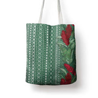 Women's Day Samoa Malu Tattoo Inspired Mix Teuila Tote Bag Sage Green