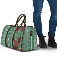 Women's Day Samoa Malu Tattoo Inspired Mix Teuila Travel Bag Sage Green