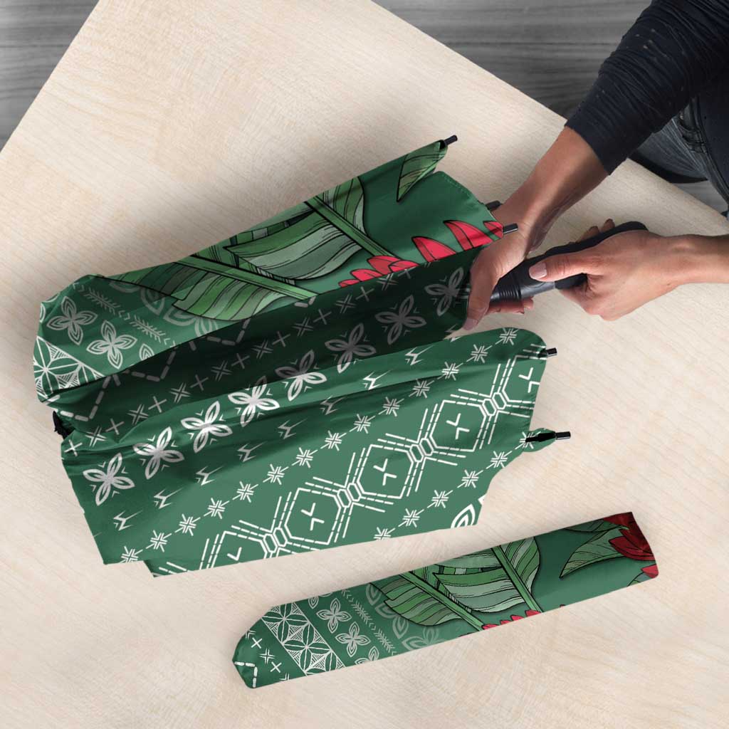 Women's Day Samoa Malu Tattoo Inspired Mix Teuila Umbrella Sage Green