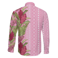 Women's Day Samoa Malu Tattoo Inspired Mix Teuila Family Matching Mermaid Dress and Hawaiian Shirt Rose Pink LT7 - Polynesian Pride