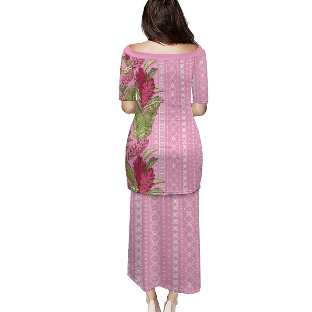 Women's Day Samoa Malu Tattoo Inspired Mix Teuila Family Matching Puletasi and Hawaiian Shirt Rose Pink LT7 - Polynesian Pride