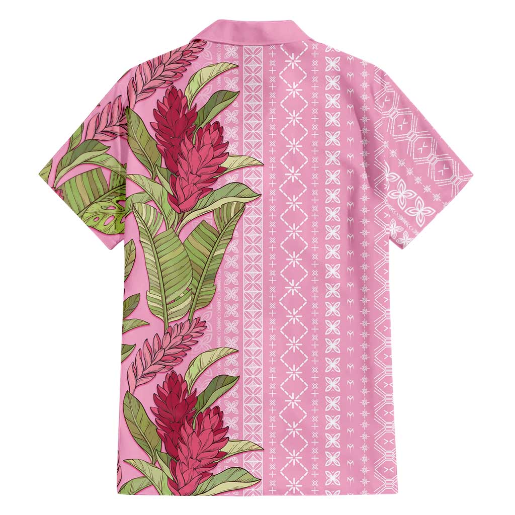 Women's Day Samoa Malu Tattoo Inspired Mix Teuila Family Matching Summer Maxi Dress and Hawaiian Shirt Rose Pink LT7 - Polynesian Pride