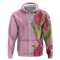 Women's Day Samoa Malu Tattoo Inspired Mix Teuila Hoodie Rose Pink