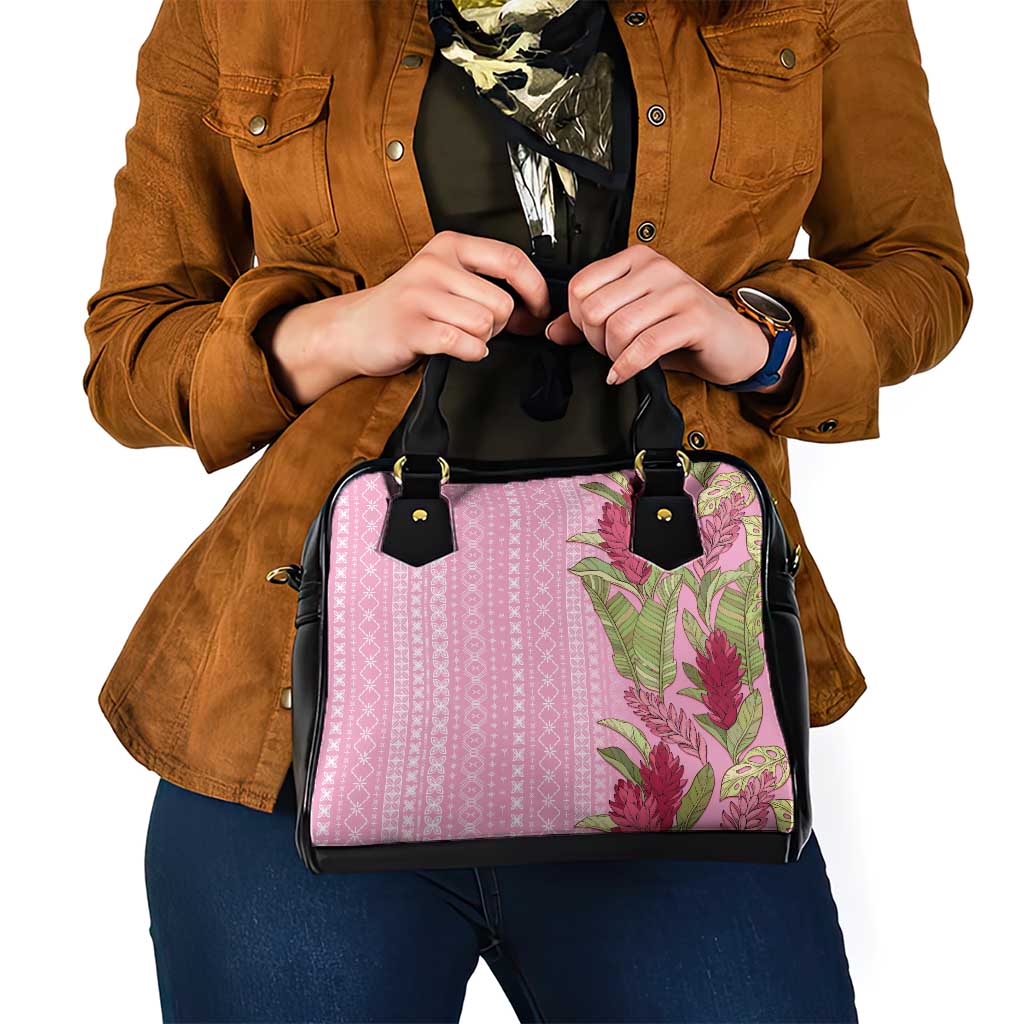 Women's Day Samoa Malu Tattoo Inspired Mix Teuila Shoulder Handbag Rose Pink