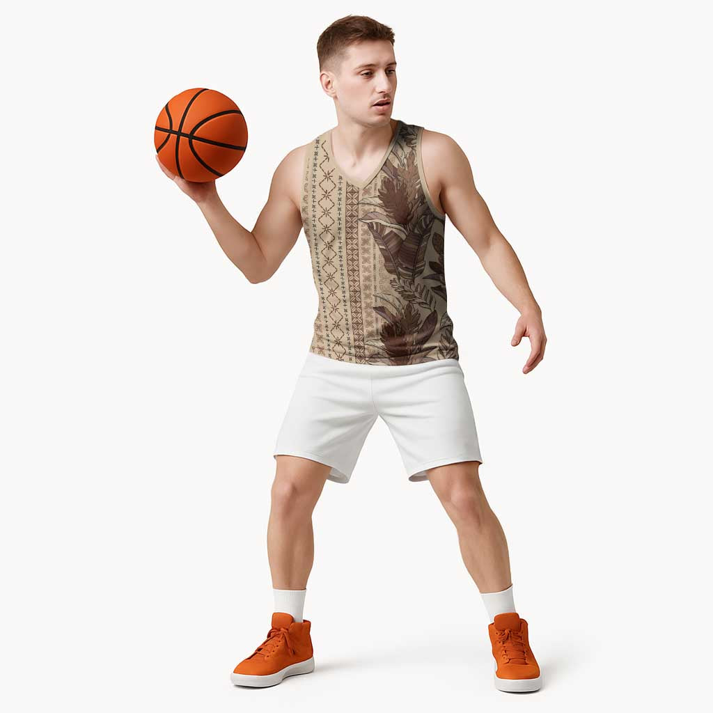 Women's Day Samoa Malu Tattoo Inspired Mix Teuila Basketball Jersey Vintage Tapa