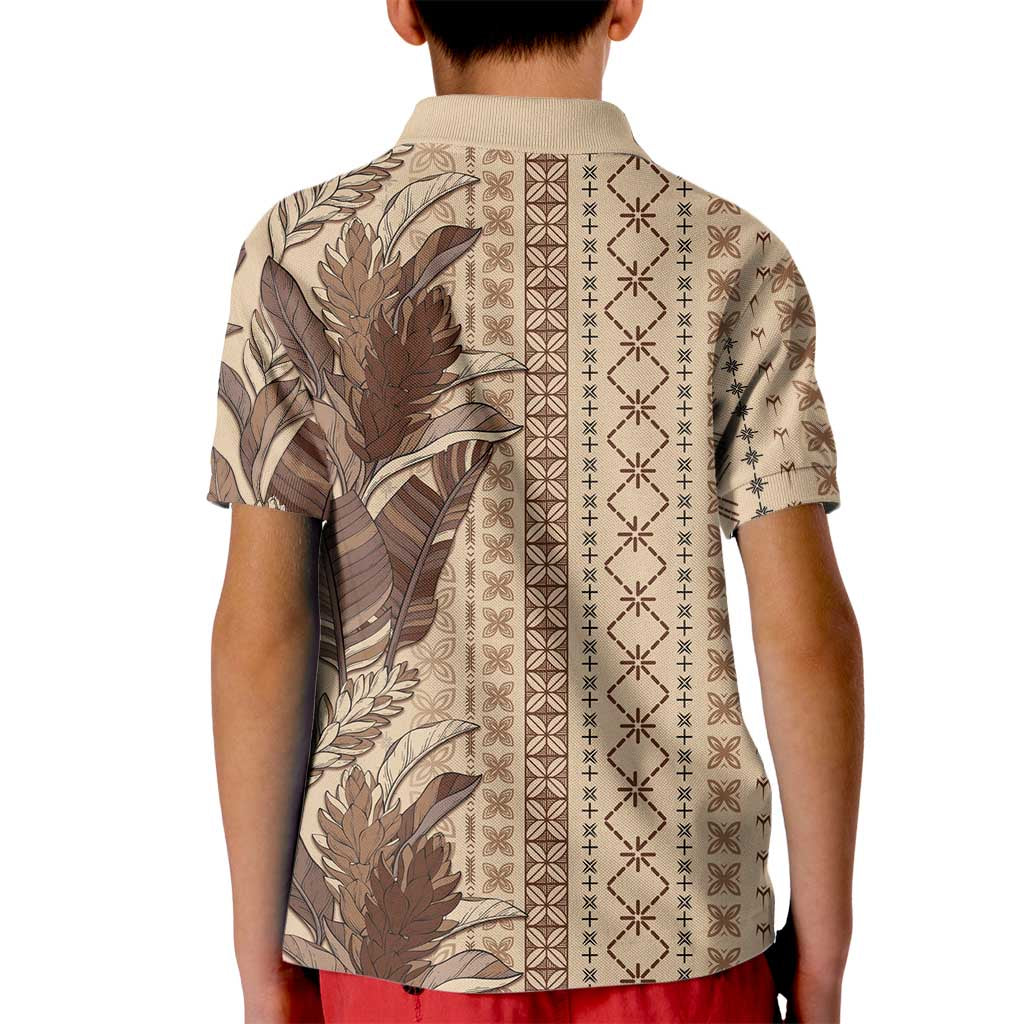 Women's Day Samoa Malu Tattoo Inspired Mix Teuila Kid Polo Shirt Vintage Tapa