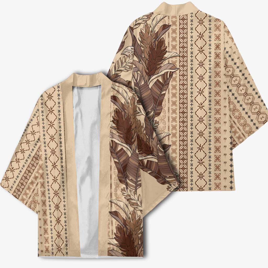 Women's Day Samoa Malu Tattoo Inspired Mix Teuila Kimono Vintage Tapa