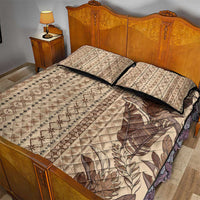 Women's Day Samoa Malu Tattoo Inspired Mix Teuila Quilt Bed Set Vintage Tapa