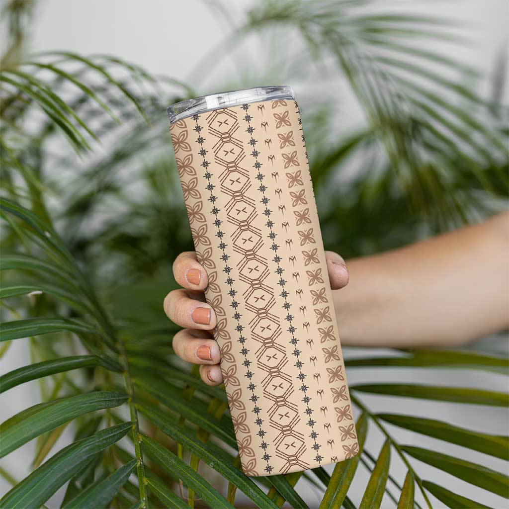 Women's Day Samoa Malu Tattoo Inspired Mix Teuila Skinny Tumbler Vintage Tapa