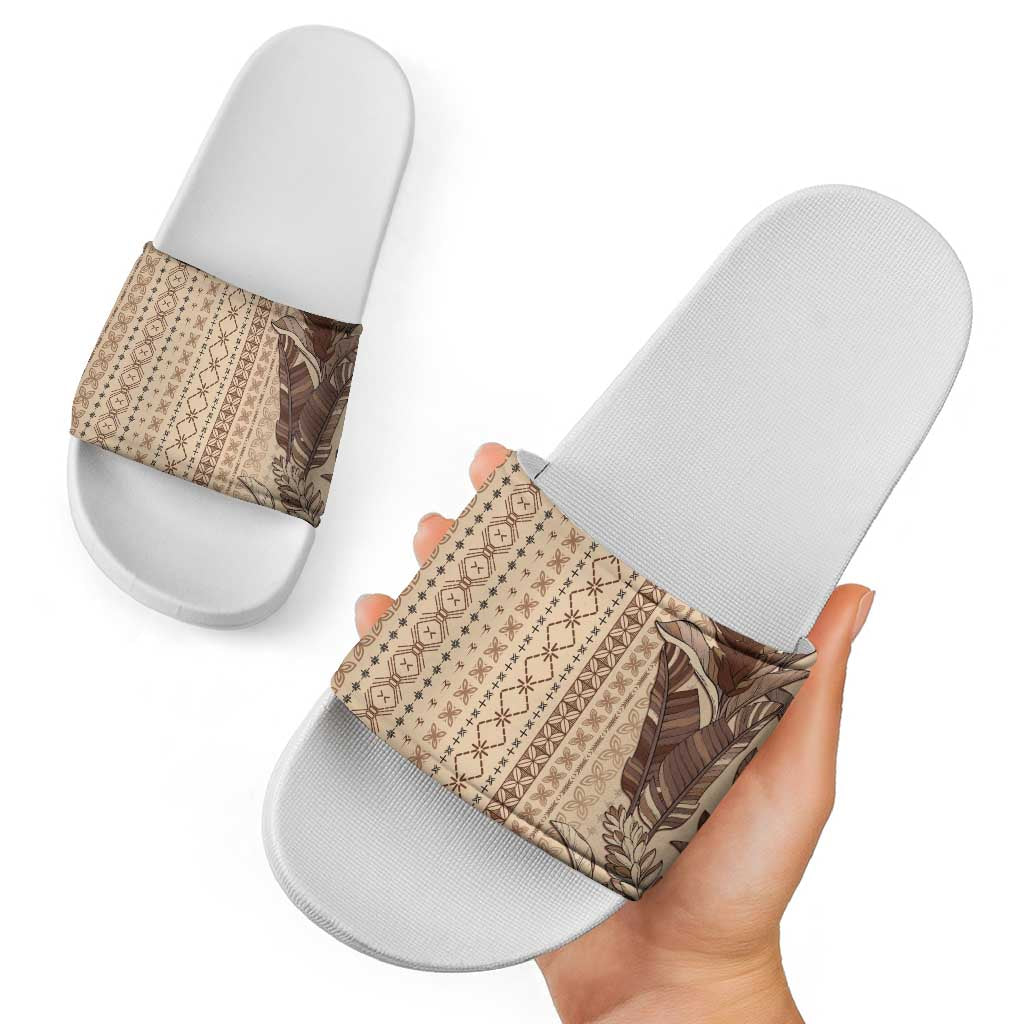 Women's Day Samoa Malu Tattoo Inspired Mix Teuila Slide Sandals Vintage Tapa