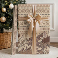 Women's Day Samoa Malu Tattoo Inspired Mix Teuila Wrapping Paper Vintage Tapa