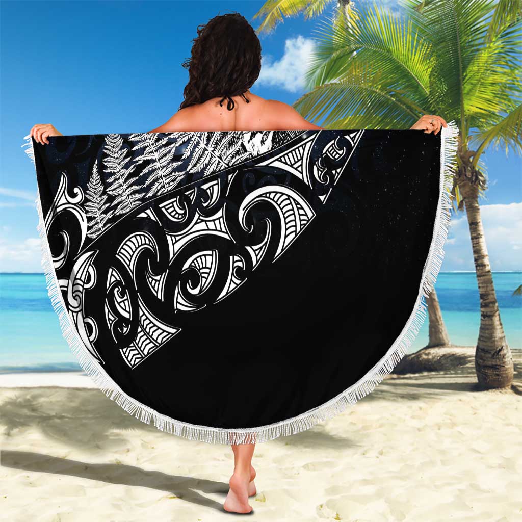 Maori Matariki Beach Blanket Landscape Styled Fern - Galaxy