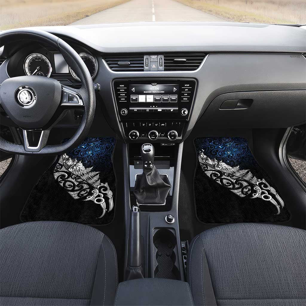 Maori Matariki Car Mats Landscape Styled Fern - Galaxy