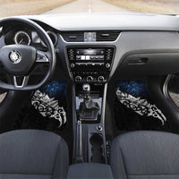 Maori Matariki Car Mats Landscape Styled Fern - Galaxy