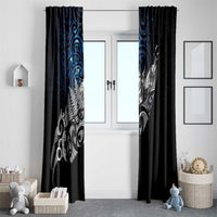 Maori Matariki Window Curtain Landscape Styled Fern - Galaxy
