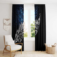 Maori Matariki Window Curtain Landscape Styled Fern - Galaxy