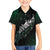Maori Matariki Family Matching Summer Maxi Dress and Hawaiian Shirt Landscape Styled Fern - Paua Shell