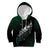 Maori Matariki Kid Hoodie Landscape Styled Fern - Paua Shell