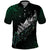 Maori Matariki Polo Shirt Landscape Styled Fern - Paua Shell