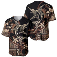Samoa Manuia le Aso Tuto'atasi Baseball Jersey Siapo Mamanu Mix Tatau Marlin