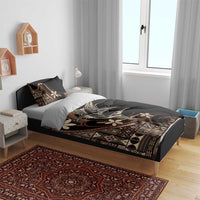 Samoa Manuia le Aso Tuto'atasi Bedding Set Siapo Mamanu Mix Tatau Marlin