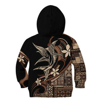 Samoa Manuia le Aso Tuto'atasi Kid Hoodie Siapo Mamanu Mix Tatau Marlin