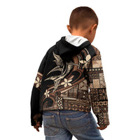 Samoa Manuia le Aso Tuto'atasi Kid Hoodie Siapo Mamanu Mix Tatau Marlin