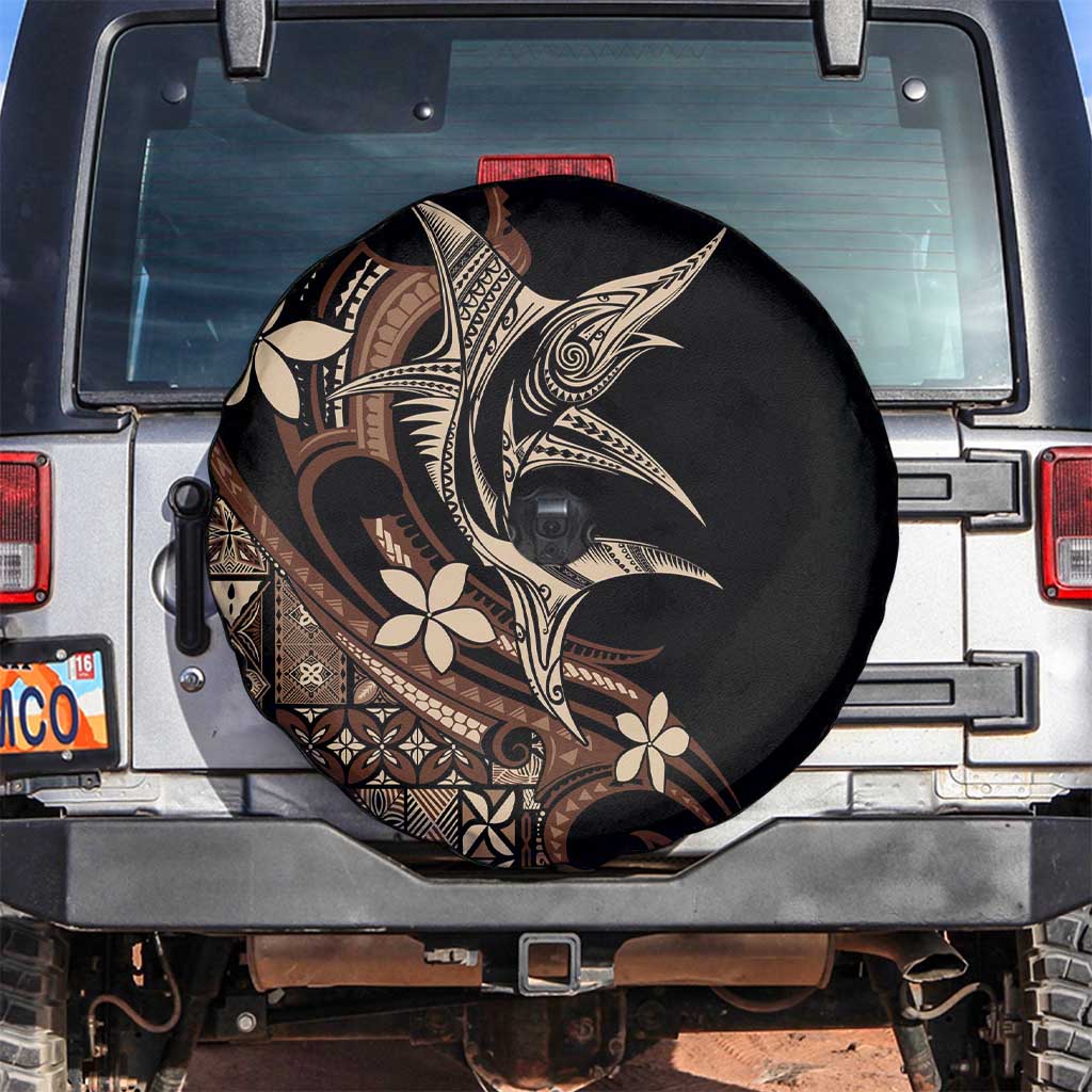 Samoa Manuia le Aso Tuto'atasi Spare Tire Cover Siapo Mamanu Mix Tatau Marlin