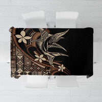 Samoa Manuia le Aso Tuto'atasi Tablecloth Siapo Mamanu Mix Tatau Marlin