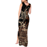 Samoa Manuia le Aso Tuto'atasi Tank Maxi Dress Siapo Mamanu Mix Tatau Marlin