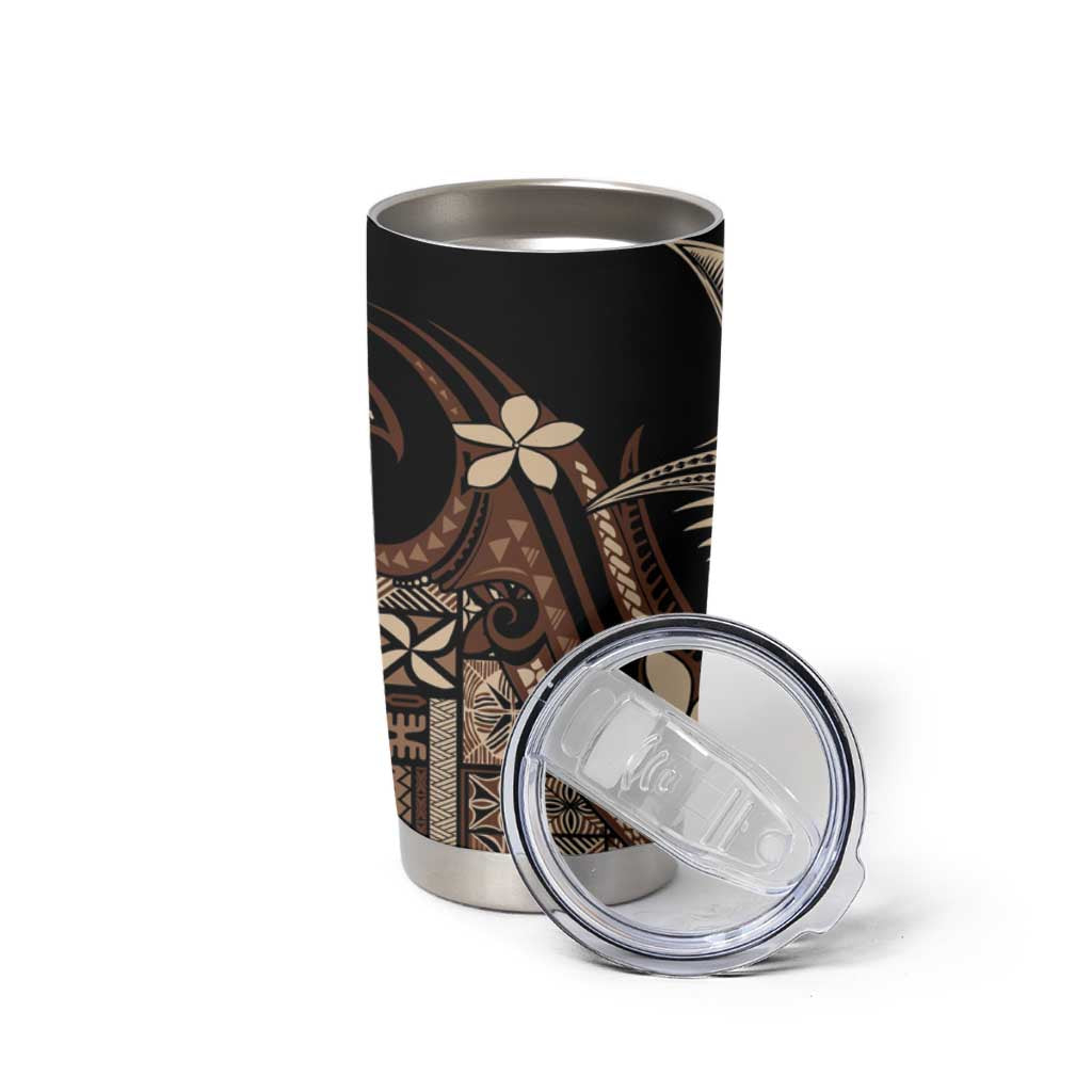 Samoa Manuia le Aso Tuto'atasi Tumbler Cup Siapo Mamanu Mix Tatau Marlin